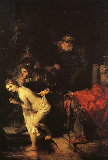 REMBRANDT Harmenszoon van Rijn Susanna and the Elders china oil painting image